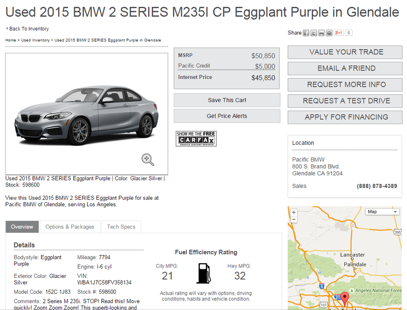 Illustration for article titled WTF is an Eggplant Purple Bodystyle?